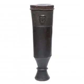 D.R. Congo, Kuba-Lele a fine drum – kavel bij Veilinggebouw De Zwaan, Amsterdam