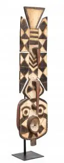 Burkina Faso, Bwa, plank mask, Nwantanay mask – kavel bij Veilinggebouw De Zwaan, Amsterdam