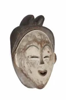 Gabon, Punu, a face mask – kavel bij Veilinggebouw De Zwaan, Amsterdam