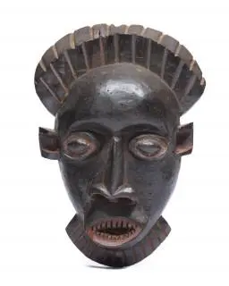 Western Cameroon, Grasslands, Bamileke, a face mask – kavel bij Veilinggebouw De Zwaan, Amsterdam