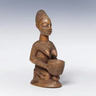 Nigeria, Yoruba, Ekiti, a cup bearer – kavel bij Veilinggebouw De Zwaan, Amsterdam