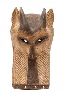 D.R. Congo, Luba, face mask, kifwebe – kavel bij Veilinggebouw De Zwaan, Amsterdam