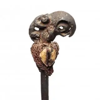 Papua New Guinea, Middle Sepik, Iatmul, cassowary bone lime spatula – kavel bij Veilinggebouw De Zwaan, Amsterdam