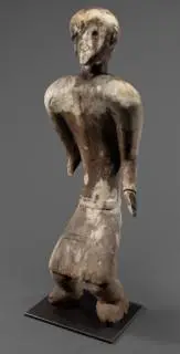 Sarawak, a rare Iban Dayak wooden dancing figure – kavel bij Veilinggebouw De Zwaan, Amsterdam