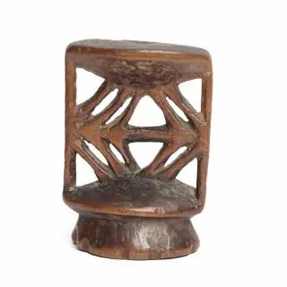 P.N. Guinea, Collingwood Bay, neckrest, 19th Cent – kavel bij Veilinggebouw De Zwaan, Amsterdam