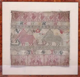 Sumatra, Lampung, ceremonial cloth, tampan, 19th century – kavel bij Veilinggebouw De Zwaan, Amsterdam