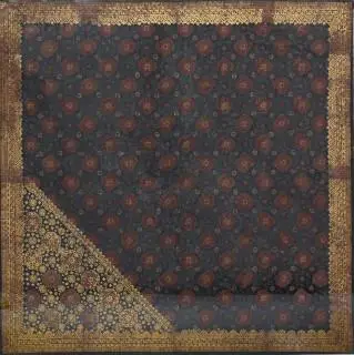 Sumatra, a fine silk batik prada headcloth, iket, late 19th-earlier 20th century – kavel bij Veilinggebouw De Zwaan, Amsterdam