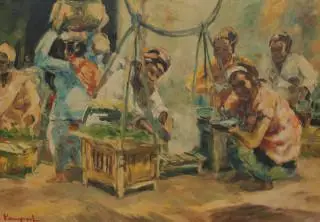 Sujatno Koempoel (1912-1987) – kavel bij Veilinggebouw De Zwaan, Amsterdam