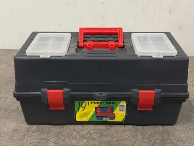 3x Port-Bag gereedschapskoffer met organizers 48x23x24cm – kavel bij XL Auctions