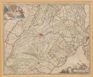 F. de Wit en N. Visscher (17e eeuw) – kavel bij Veilinggebouw De Zwaan, Amsterdam