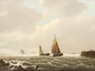 Johannes Hermanus Koekkoek (1778-1851) – kavel bij Veilinggebouw De Zwaan, Amsterdam
