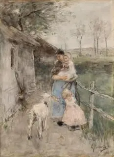 Anton Mauve (1838-1888) – kavel bij Veilinggebouw De Zwaan, Amsterdam