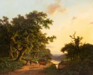 Marinus Adrianus Koekkoek (1807-1858) – kavel bij Veilinggebouw De Zwaan, Amsterdam