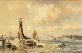 Evert Moll (1878-1955) – kavel bij Veilinggebouw De Zwaan, Amsterdam