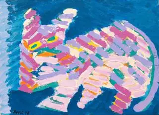Karel Appel (1921-2006) – kavel bij Veilinggebouw De Zwaan, Amsterdam