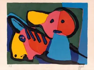 Karel Appel (1921-2006) – kavel bij Veilinggebouw De Zwaan, Amsterdam