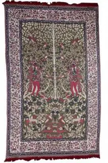 Machinaal wandkleed, Iran – kavel bij Veilinggebouw De Zwaan, Amsterdam