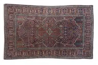 Kashan Mohtashem kleed, Qajar Perzië, circa 1900 – kavel bij Veilinggebouw De Zwaan, Amsterdam