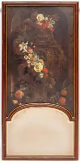 Facet geslepen schouwspiegel in bruin gebeitste eikenhouten lijst, circa 1900 – kavel bij Veilinggebouw De Zwaan, Amsterdam