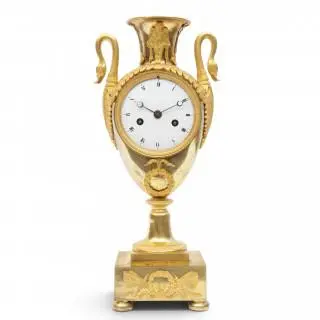 Frankrijk, vuurvergulde bronzen vaaspendule, Empire, circa 1810 – kavel bij Veilinggebouw De Zwaan, Amsterdam