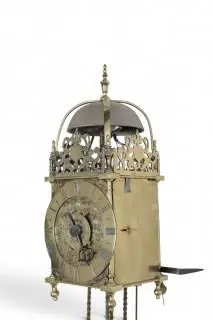 Frankrijk, messing lantaarnklok, Pierre du Feu a Paris, circa 1700 – kavel bij Veilinggebouw De Zwaan, Amsterdam