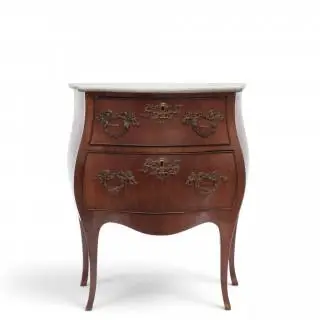 Mahoniehouten commode, Louis XV, 18e eeuw – kavel bij Veilinggebouw De Zwaan, Amsterdam
