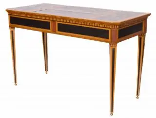 Satijnhouten wandtafel, Louis XVI – kavel bij Veilinggebouw De Zwaan, Amsterdam
