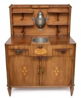 Mahoniehouten gefineerd schenkbuffet, Louis XVI – kavel bij Veilinggebouw De Zwaan, Amsterdam
