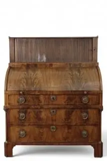 mahoniehouten rolbureau, circa 1800 – kavel bij Veilinggebouw De Zwaan, Amsterdam