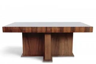 Notenhouten tafel, Art Deco – kavel bij Veilinggebouw De Zwaan, Amsterdam