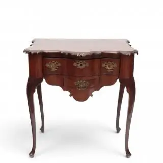 Mahoniehouten gefineerde wandtafel, Hollands Louis XV – kavel bij Veilinggebouw De Zwaan, Amsterdam