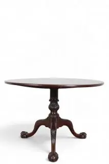 Engeland, ronde mahoniehouten tafel, George III – kavel bij Veilinggebouw De Zwaan, Amsterdam