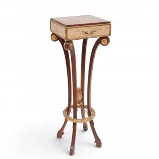 Mahoniehouten torchère in Louis XVI-stijl, 19e eeuw – kavel bij Veilinggebouw De Zwaan, Amsterdam