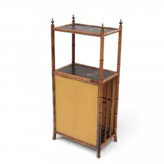 Bamboehouten etagère – kavel bij Veilinggebouw De Zwaan, Amsterdam