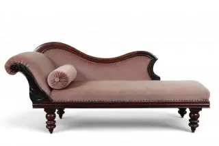 Engeland, mahoniehouten chaise longue, 19e eeuw – kavel bij Veilinggebouw De Zwaan, Amsterdam