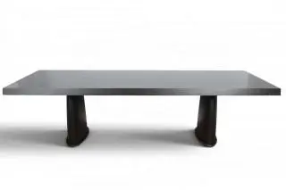 Romeo Sozzi voor Promemoria, Italië, zwart gelakte eikenhouten 'Goffredo' eettafel – kavel bij Veilinggebouw De Zwaan, Amsterdam