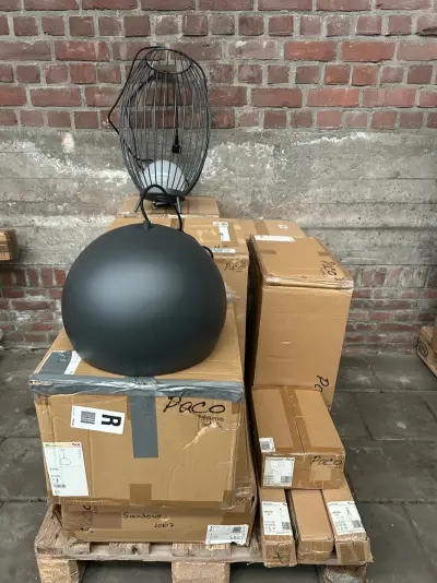 Pallet design verlichting, Paco Home – kavel bij Onlineveilingmeester, Hoogeveen