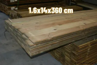 100x plank 1,6x14x360cm – kavel bij ProVeiling, Hamont
