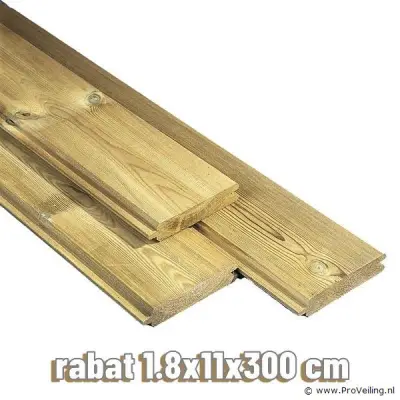 60x Rabat 1,8x12x300cm – kavel bij ProVeiling, Hamont