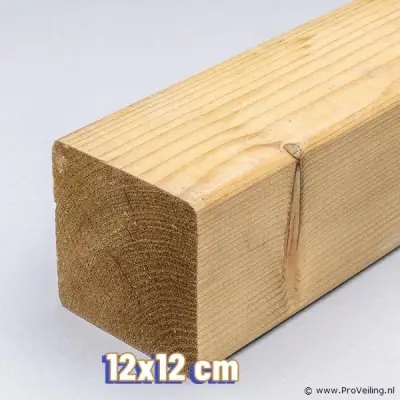 32x paal 12x12x250cm – kavel bij ProVeiling, Hamont