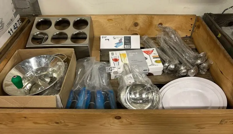 21x Horeca artikelen w.o. servies en keukengerei – kavel bij Onlineveilingmeester, Hoogeveen