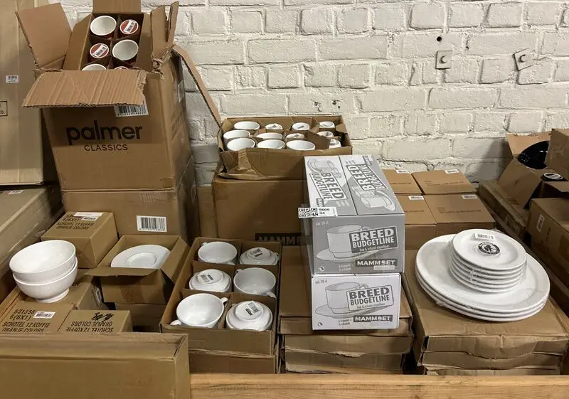 325x Horeca-en serviesgoed W.o. Palmer Classics, Mammoet – kavel bij Onlineveilingmeester, Hoogeveen