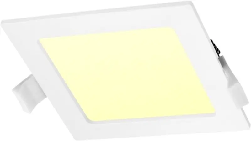 3x LED Slim Inbouwspot - Vierkant - 12W - 750 Lumen, Aigostar, 2147483647, wit – kavel bij Onlineveilingmeester