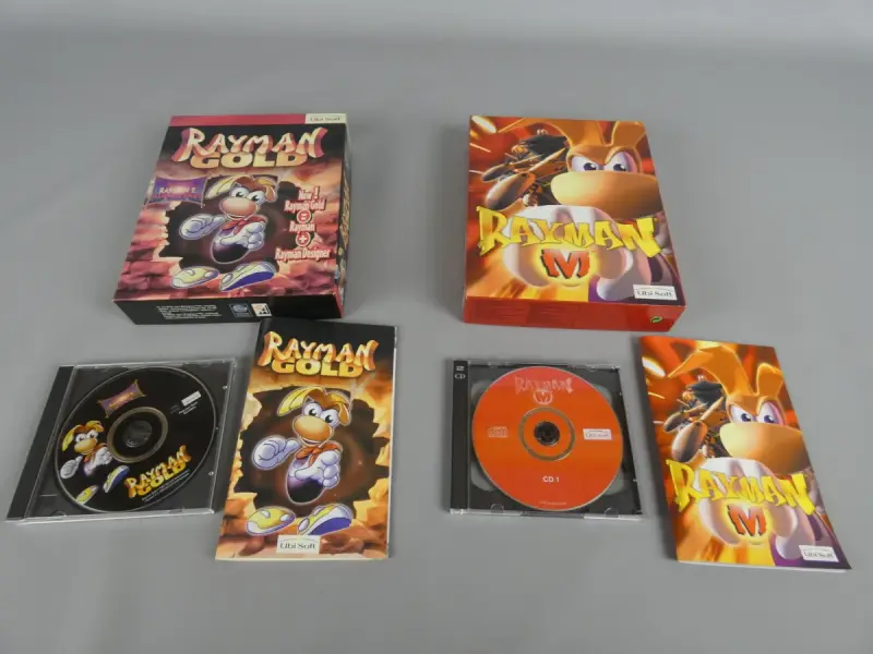 2 Rayman computerspellen – kavel bij De Kringwinkel, Diest