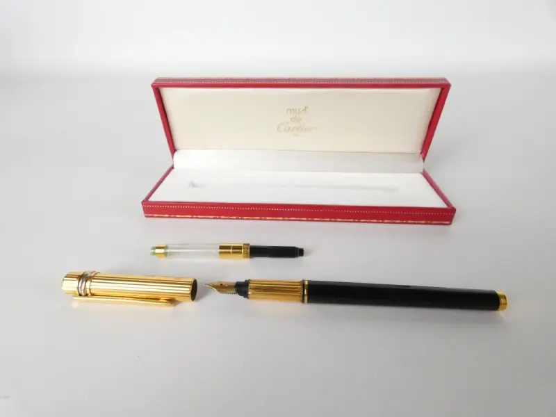 Vintage vulpen Must de Cartier met etui – kavel bij De Kringwinkel, Heverlee