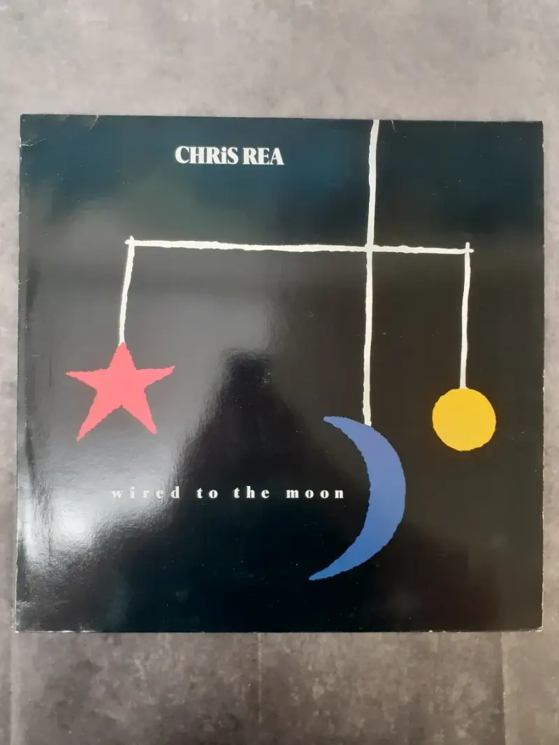 Vinyl: Chris Rea - Wired to the Moon – kavel bij De Kringwinkel, Gent