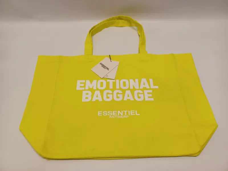 Essentiel Antwerp "Emotional Baggage" Tote Bag - Neon Geel – kavel bij De Kringwinkel, Gent