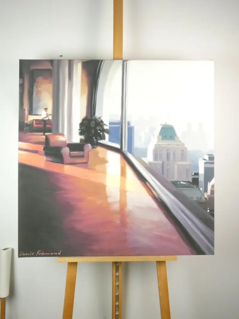 Decoratieve canvasprint Evening Cloud van Denis Frémond – kavel bij De Kringwinkel, Heverlee