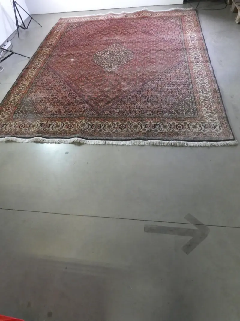 Groot, handgeweven Perzisch tapijt in Bidjar-stijl – 295 × 245 cm – kavel bij De Kringwinkel, Heverlee