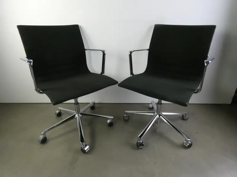 ICF Una Chair Designer Bureaustoel (paar) – kavel bij De Kringwinkel, Heverlee